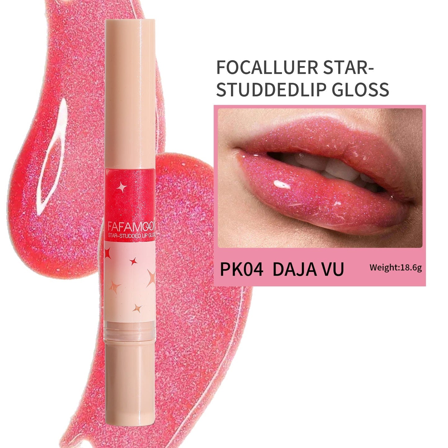 🖤Black Friday Hot Sale🖤Star-Studded Lip Gloss