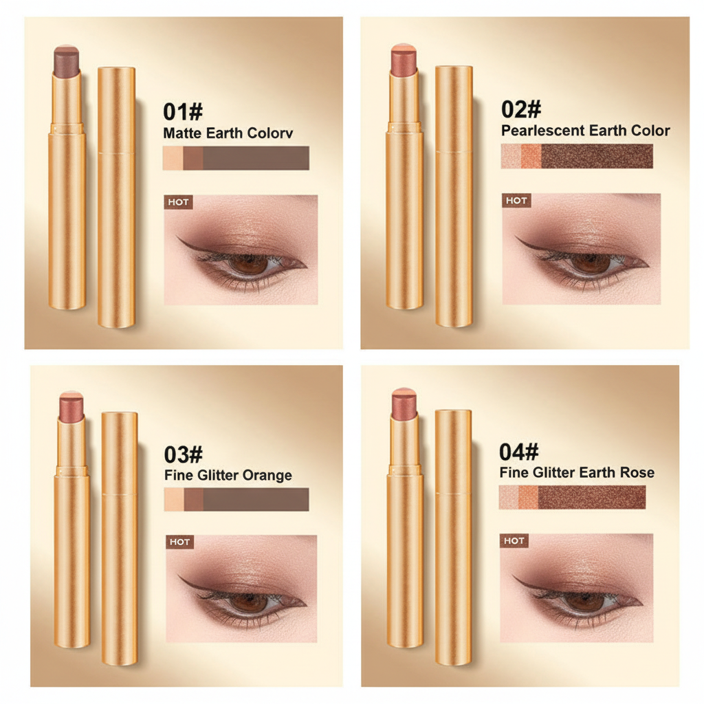 💗LAST DAY - BUY 1 GET 1 FREE💗🥰Gradient Three-Color Eyeshadow Stick