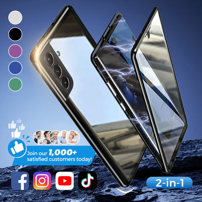Magnetic Full-Coverage Protective Phone Case for For Samsung Galaxy S20-25 Series