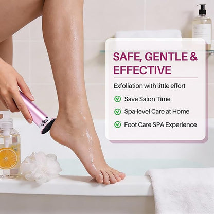 LIONVISON Electric Foot Callus Remover: Adjustable Speed Foot File