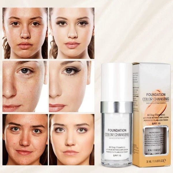 Colour Changing Mature Skin Foundation