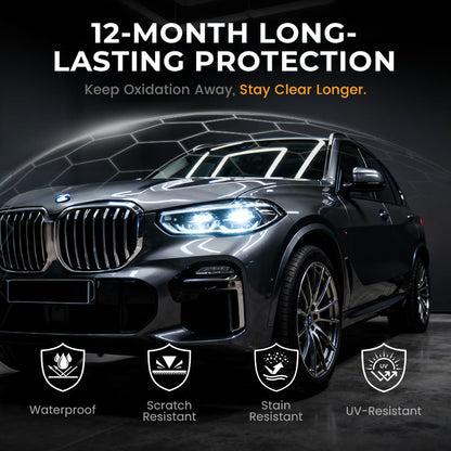 180ml Professional Car Headlight Restorer with Sponge🧽🚗