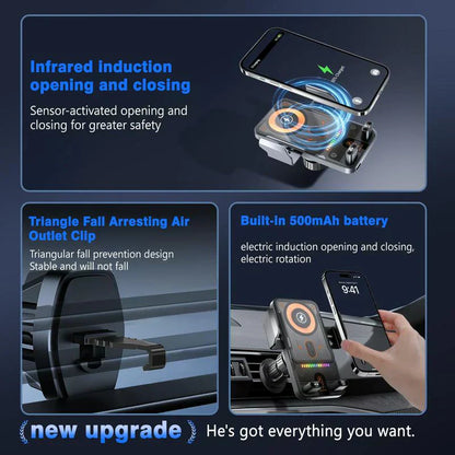 New Wireless Fast Charging Car Mount (2026)