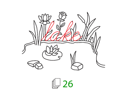 English Cursive [Ages 9+] Creativity Pack | smART sketcher® 2.0