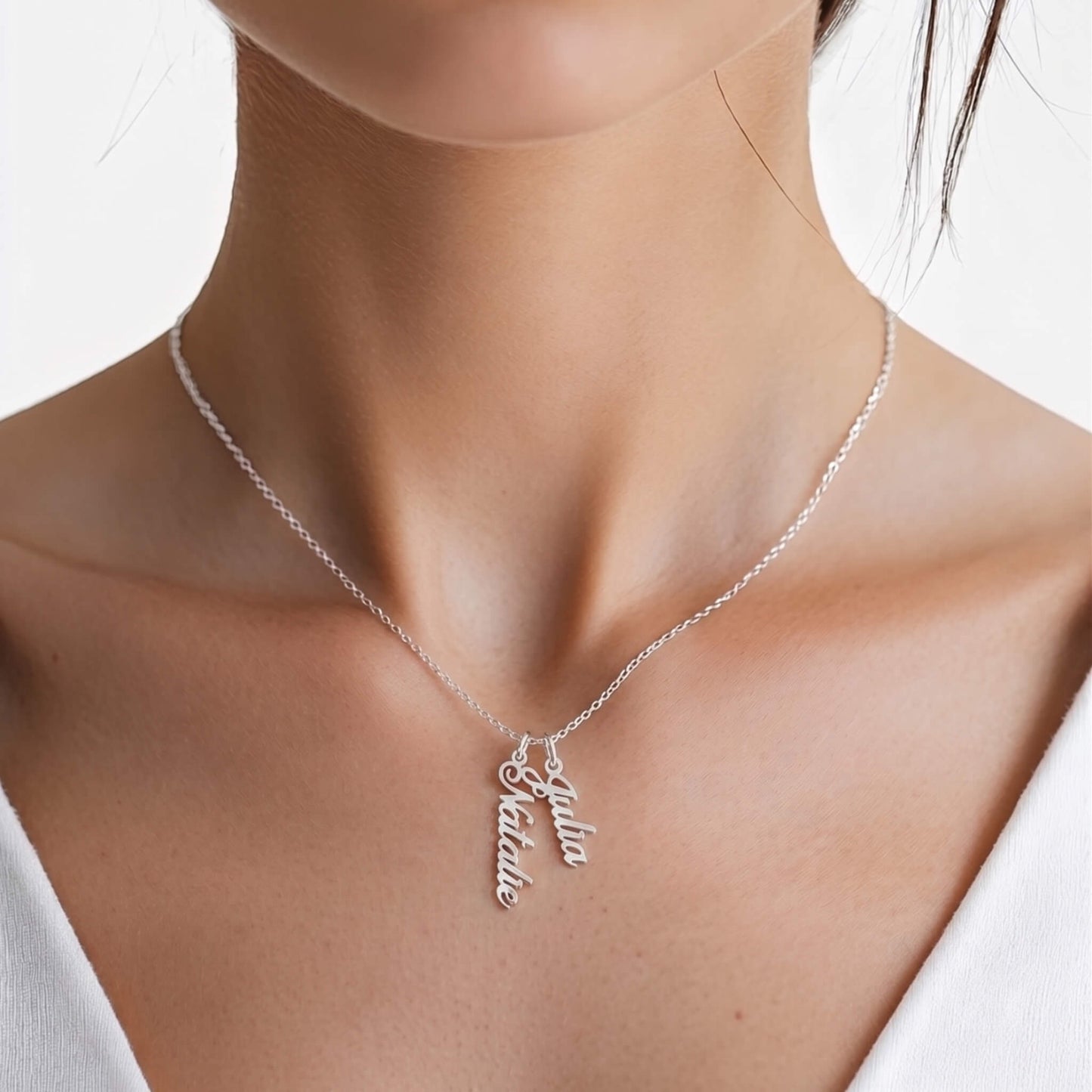 Vertikalt Namnhalsband