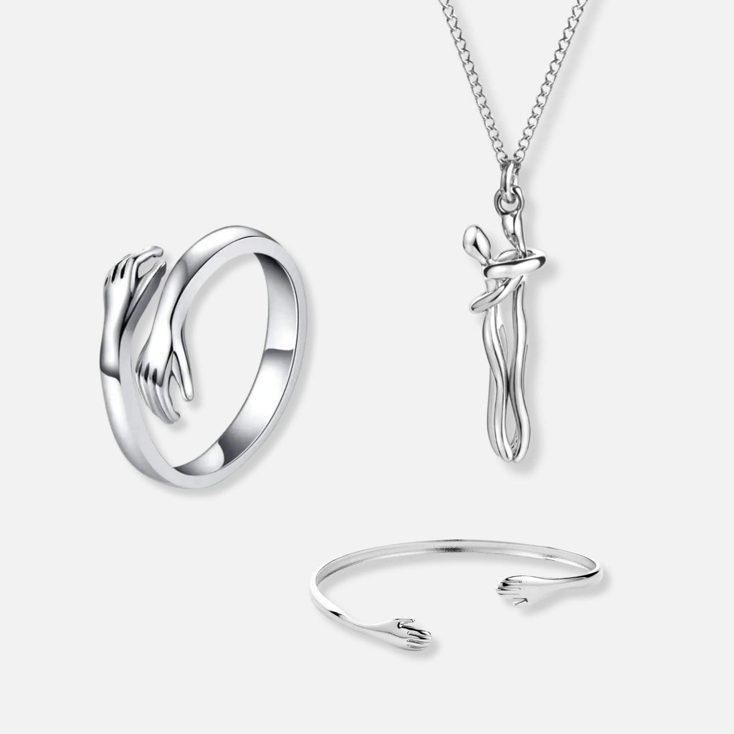 Kramring, Kramhalsband & Kramarmband - Äkta Silver