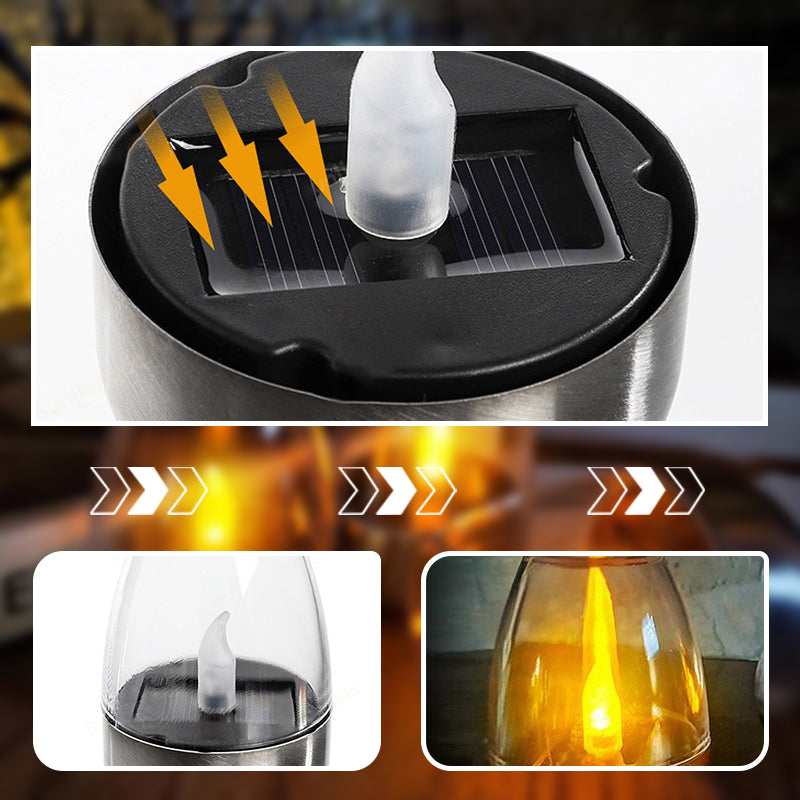 🔥Solar Candle Light: Flameless Ambiance Redefined