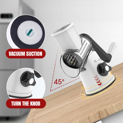 🔥 2026 Kitchen Sale 50% OFF🔥 Multifunctional Manual Rotary Grater & Chopper 🚀🥕