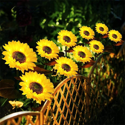 🌻Factory Direct !🌞Solar LED Sunflower Garden Lights-29.6inch/74cm