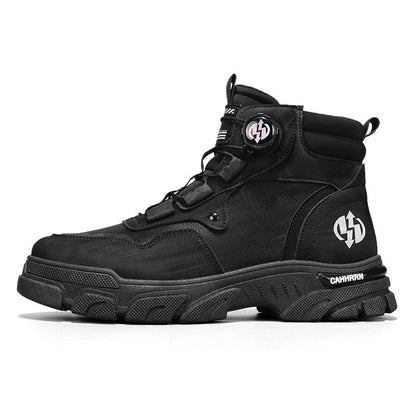Men's outdoor work shoes with swivel buckle (waterproof, non-slip, comfortable and breathable)