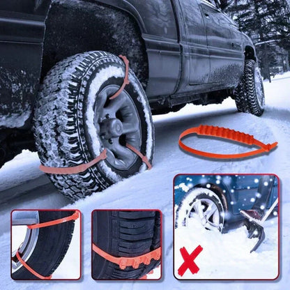 🔥10 Pcs/Pack🔥Universal Reusable Anti-skid Nylon Tire Chains