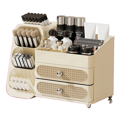 Large Capacity Cosmetic Organizer with Drawers