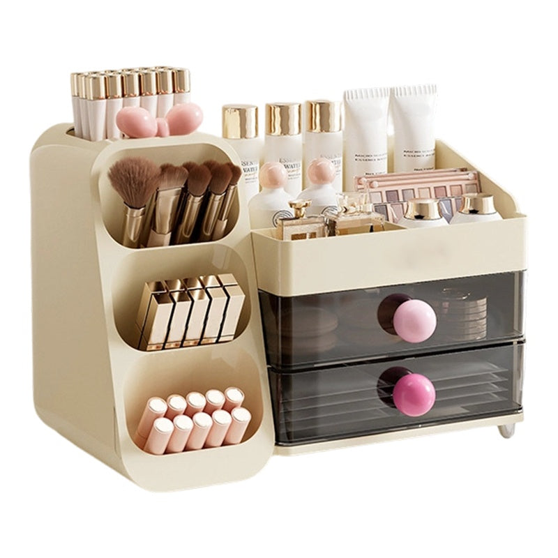 Large Capacity Cosmetic Organizer with Drawers