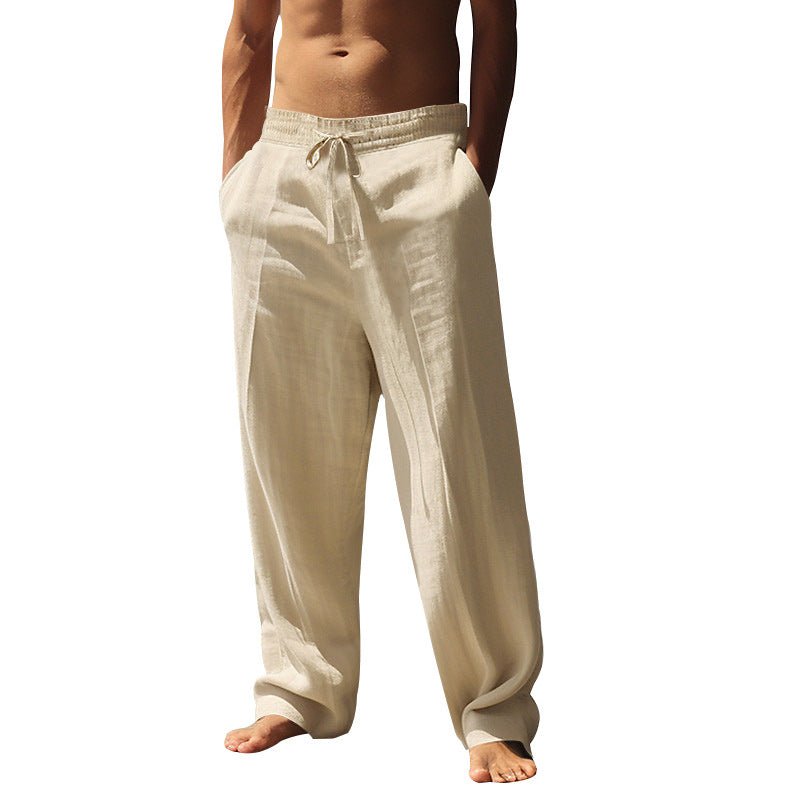 🔥Men's Casual Drawstring Pants with Pockets